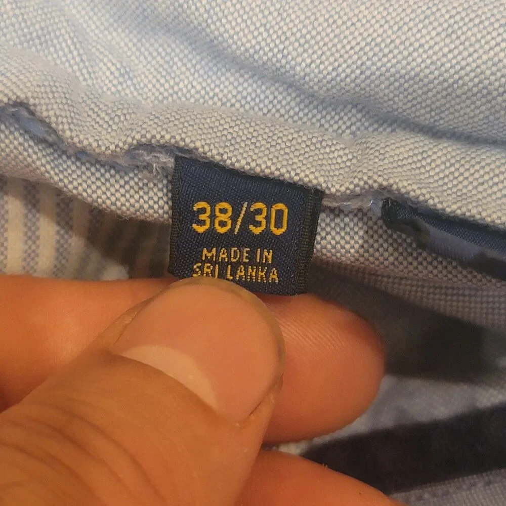 Polo Ralph Lauren Classic Fit 100% Cotton Pants Blue 38x30